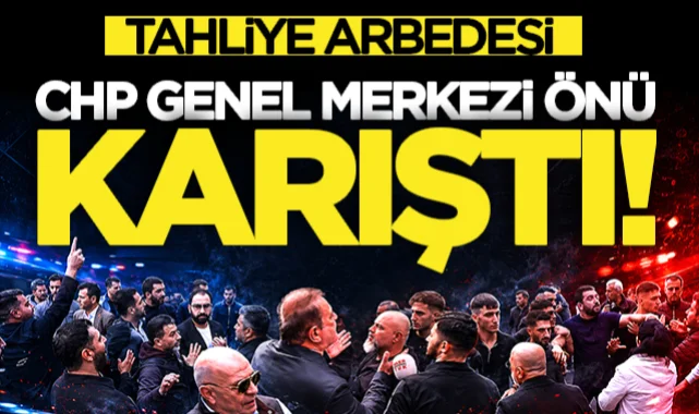 CHP Genel Merkezi önünde gergin sabah! Tartışma arbedeye dönüştü