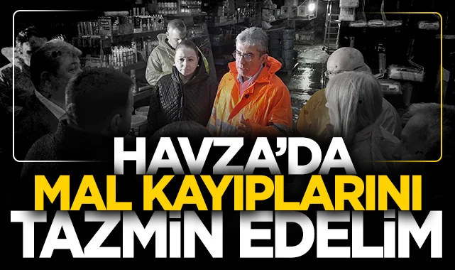 CHP Grup Başkanvekili Günaydın, Samsun'un Havza ilçesinde sel bölgesinde incelemelerde bulundu