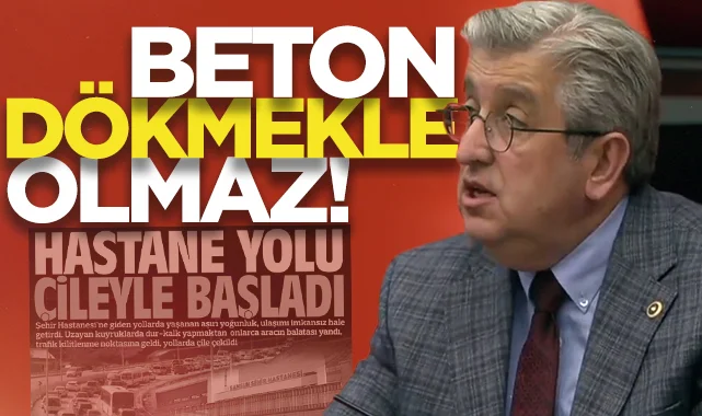 CHP'li Çan'dan Samsun Şehir Hastanesi'ndeki görüntülere eleştiri: Beton dökmekle olmaz!