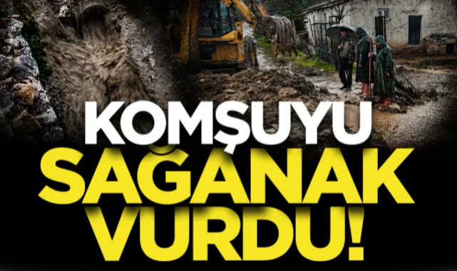 Çorum'da sağanak kabusu: Dereler taştı, 5 köyü sel vurdu