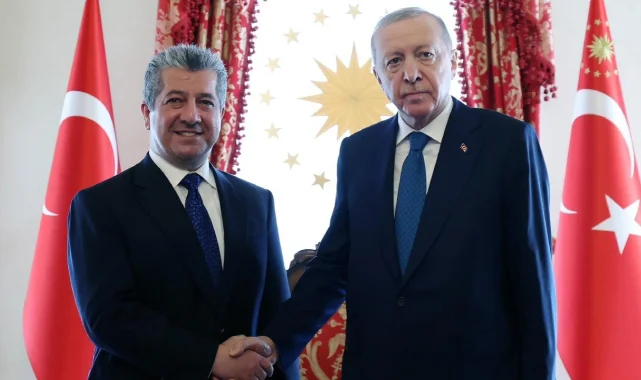 Cumhurbaşkanı Erdoğan Barzani ile görüştü: Çatışmaların bölgeye yayılmasını istemiyoruz