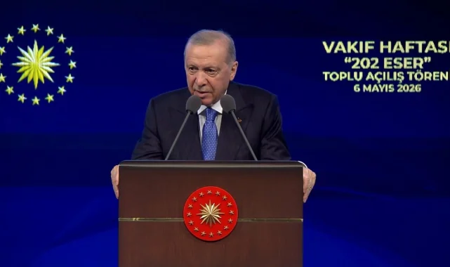 Cumhurbaşkanı Erdoğan'dan vakıf vurgusu: Engel çıkaranları mahşere havale ediyoruz