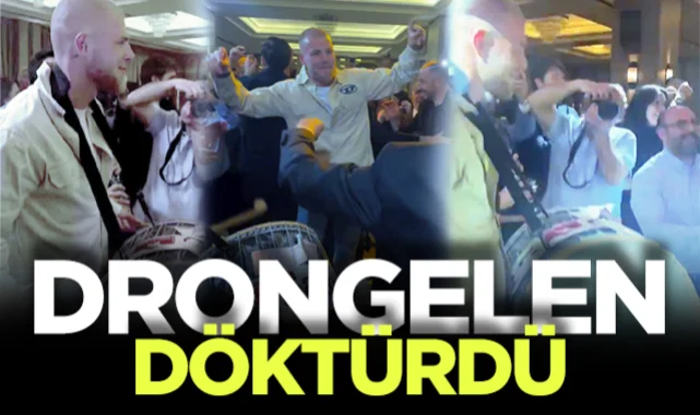 Drongelen'den Davul Şov: Samsunsporlu Yıldız Düğünü Birbirine Kattı!