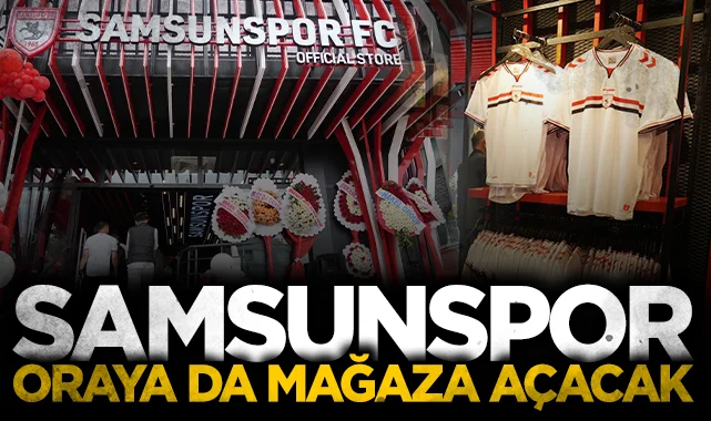 Gazi Parkı’nda da Samsunspor mağazası açılacak