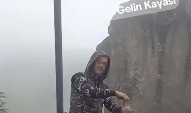 Giresun'da Gelin Kayası'ndaki paylaşıma adli işlem