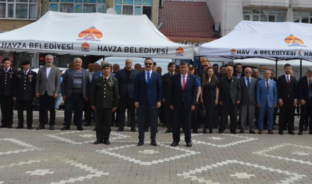 Havza'da 25 Mayıs'ın 107. Yılı Resmi Törenle Kutlandı