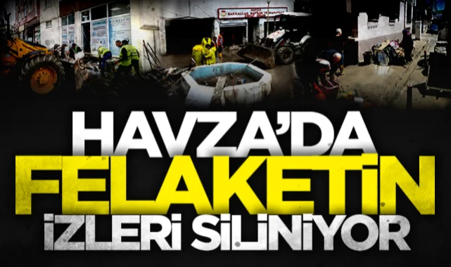 Havza'da felaketin izleri siliniyor: Ekipler yedinci günde de sahada
