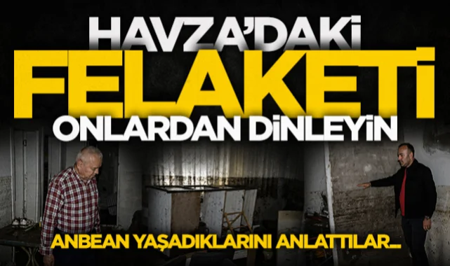 Havza'da Sel Mağdurları Felaketi Anlattı: Camlar kırılarak kurtarıldık