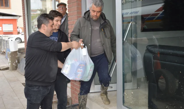 Havza TSO'dan selzede esnafa temizlik ve hijyen desteği