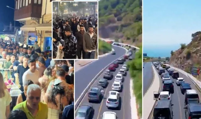 Hindistan değil Türkiye! Yollarda araba sokaklarda insan seli...
