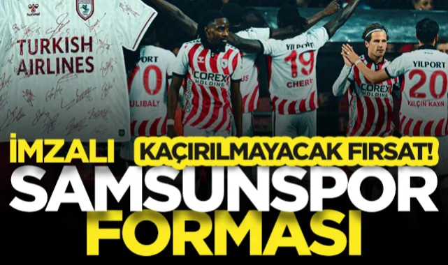 Kaçırılmayacak Fırsat! Futbol55'ten İmzalı Samsunspor Forması