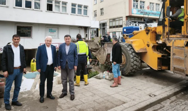 Kavak ekipleri Havza'da sahada