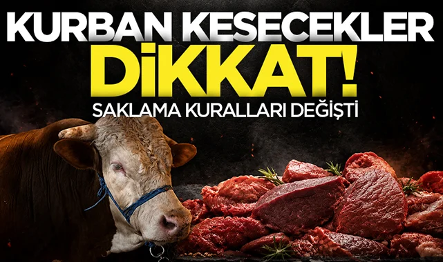 Kurban kesecekler dikkat: Saklama kuralları değişti