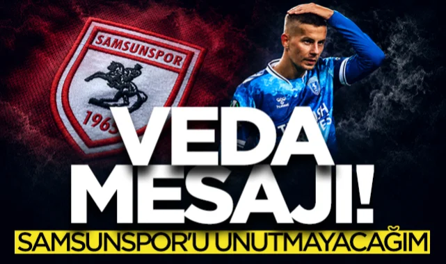 Lubomir Satka'dan veda mesajı: Samsunspor'u unutmayacağım!