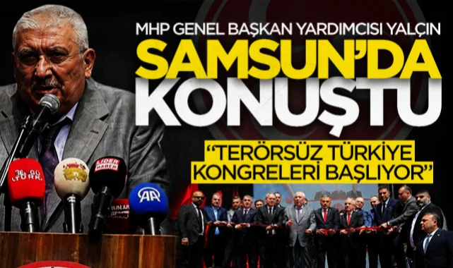 MHP Genel Başkan Yardımcısı Yalçın, Samsun'da konuştu
