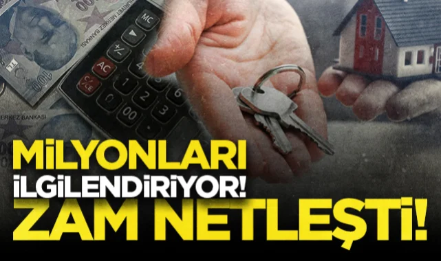 Milyonlarca ev sahibi ve kiracıyı ilgilendiriyor! Zam netleşti...