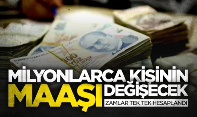 Milyonlarca kişinin maaşı değişecek: Temmuz 2026 emekli ve memur maaş zamları tek tek hesaplandı