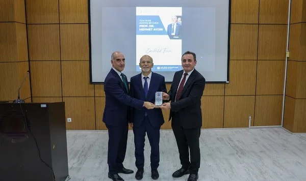 OMÜ'de Prof. Dr. Mehmet Aydın'a Veda