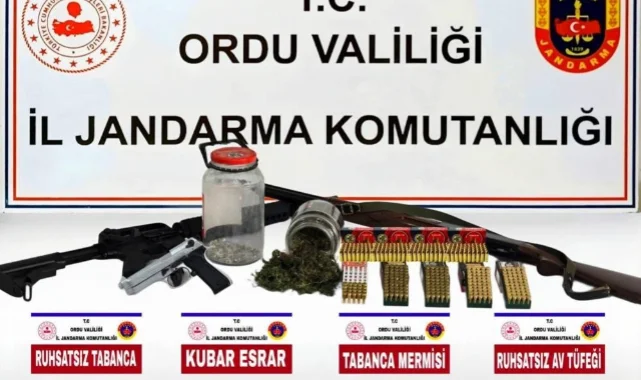 Ordu'da jandarma operasyonu: 31 şüpheli yakalandı, 19 tutuklama