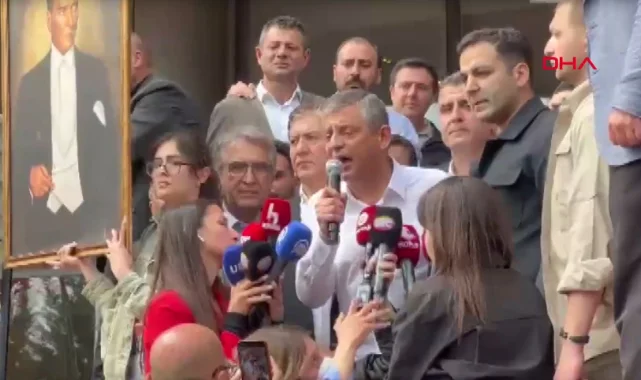 Özgür Özel TBMM önünde konuştu: Sustum ama yeter!