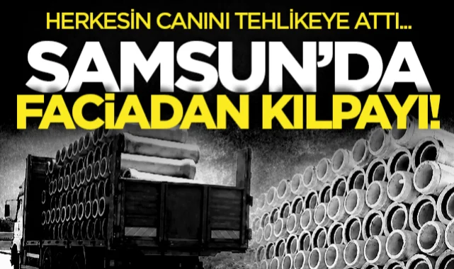 Samsun-Ankara Yolu'nda faciaya ramak kaldı