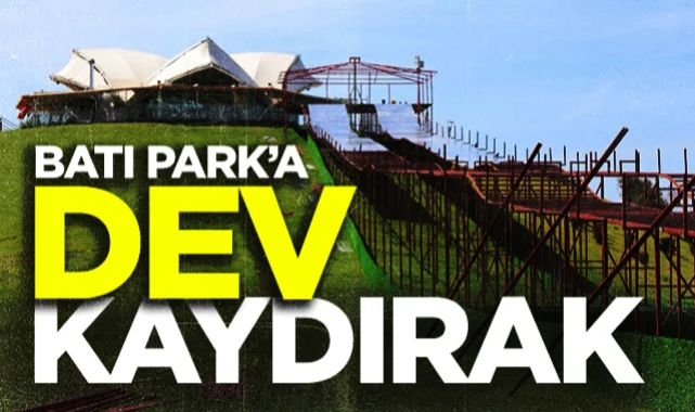 Samsun Batı Park'a Dev Kaydırak
