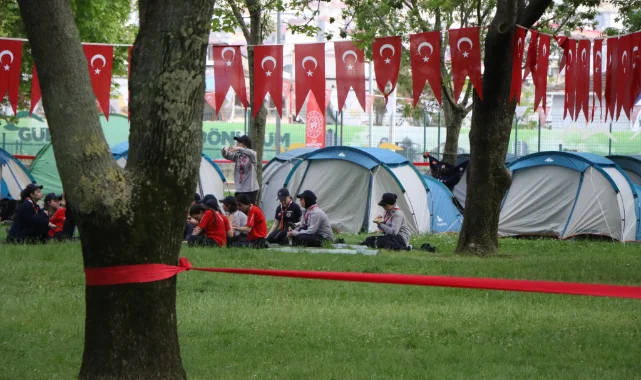 Samsun’da 500 izci kampa girdi