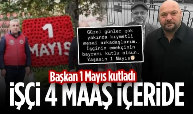 Samsun'da Başkan Türkel 1 Mayıs Kutladı! Atakum İşçisi 4 Maaş İçeride...