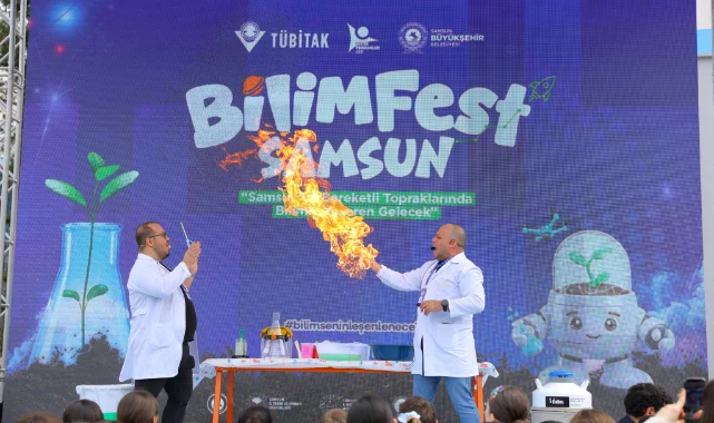 Samsun'da çocuklar bilim dolu günler yaşadı