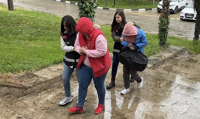 Samsun'da dolandırıcılık operasyonunda yakalanan 7 şüpheli adliyede