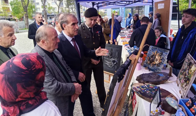 Samsun'da Engel Tanımayan Eller sergisi açıldı