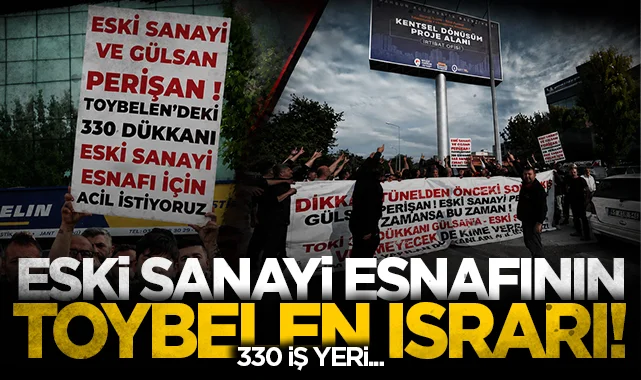 Samsun'da eski sanayi esnafının Toybelen ısrarı: "330 iş yeri bizim olmalı"