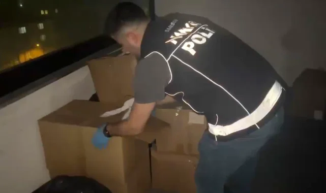 Samsun'da gizli depodan binlerce uyuşturucu hap çıktı