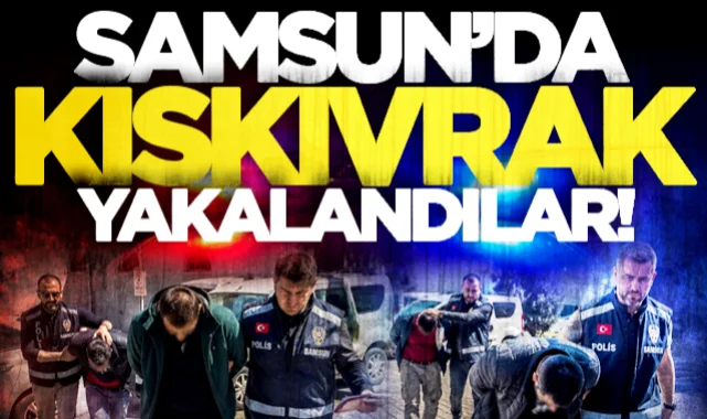Samsun'da kıskıvrak yakalandılar! 100 bin TL değerinde malzeme çaldılar...