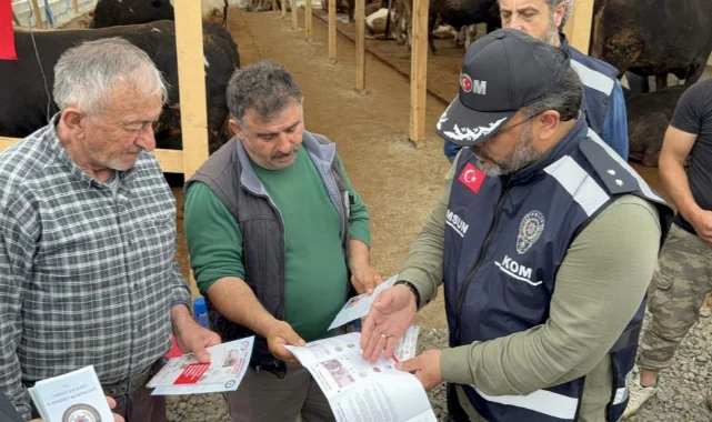 Samsun'da polis kurban pazarlarında dolandırıcılığa karşı uyardı