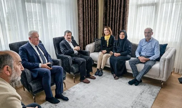 Samsun'da şehit annesine duygulandıran ziyaret