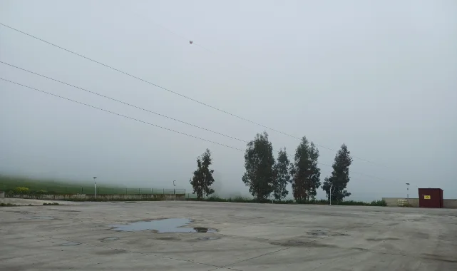 Samsun'da sis manzarası hayran bıraktı