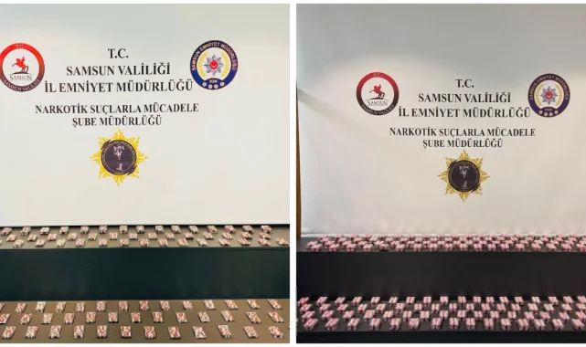 Samsun'da uyuşturucu operasyonunda 11 zanlı yakalandı