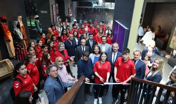 Samsun Müzesi'nde "Anadolu'da Sporun Öyküsü" sergisi açıldı