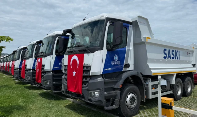 Samsun SASKİ’nin hizmet filosuna dev takviye!
