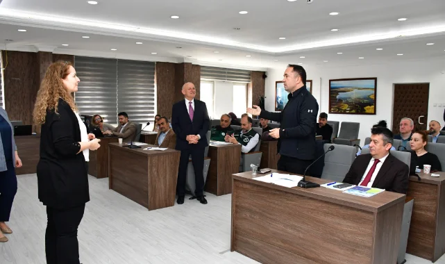 Samsun Terme'de taşkın ve sel farkındalık eğitimleri sürüyor