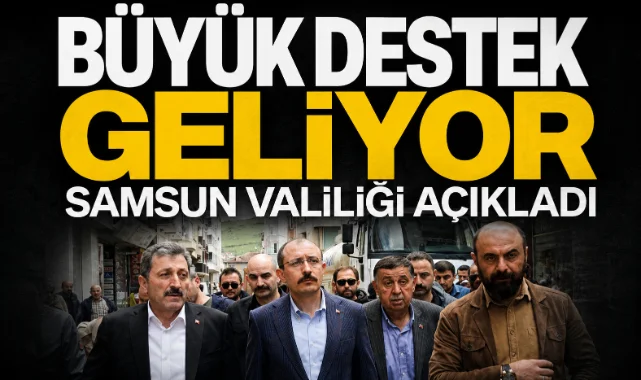 Samsun Valiliği'nden Havza için açıklama: Destekler hayata geçiriliyor