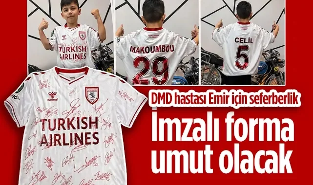 Samsunlu DMD Hastası Emir İçin Seferberlik: İmzalı Samsunspor Forması Umut Olacak