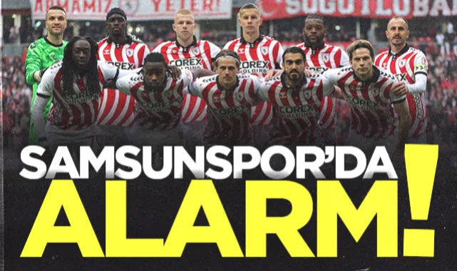 Samsunspor'da Galatasaray Maçı Öncesi 10 Oyuncu Tehlikede