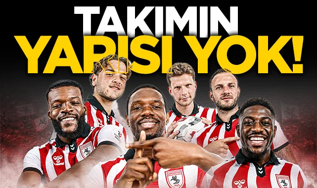 Samsunspor'da Göztepe maçı öncesi sakat ve cezalı oyuncu krizi