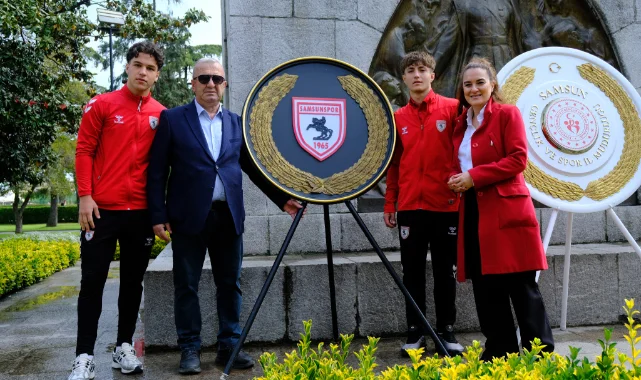 Samsunspor'dan 19 Mayıs çıkarması! Onur Anıtı’na çelenk sunuldu