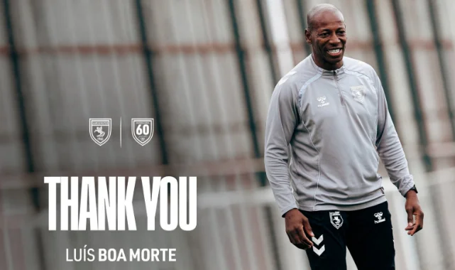Samsunspor'dan Luis Boa Morte'ye veda