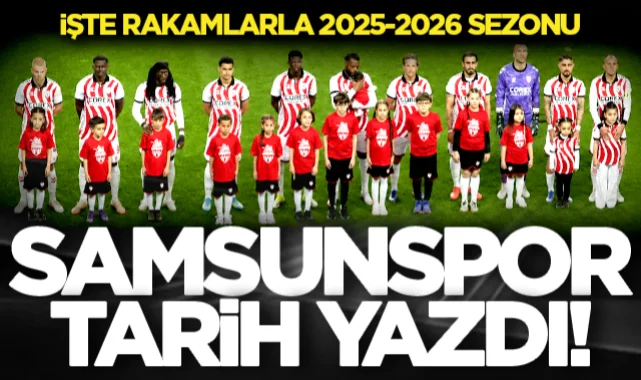 Samsunspor sezonu kapattı! İşte 52 maçlık dev sezon bilançosu