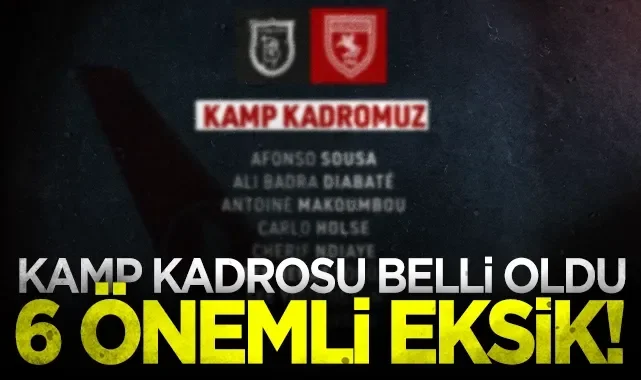 Samsunspor'un Başakşehir maçı kamp kadrosu açıklandı