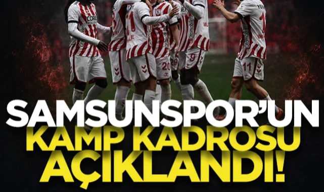 Samsunspor'un Göztepe maçı kamp kadrosu açıklandı!